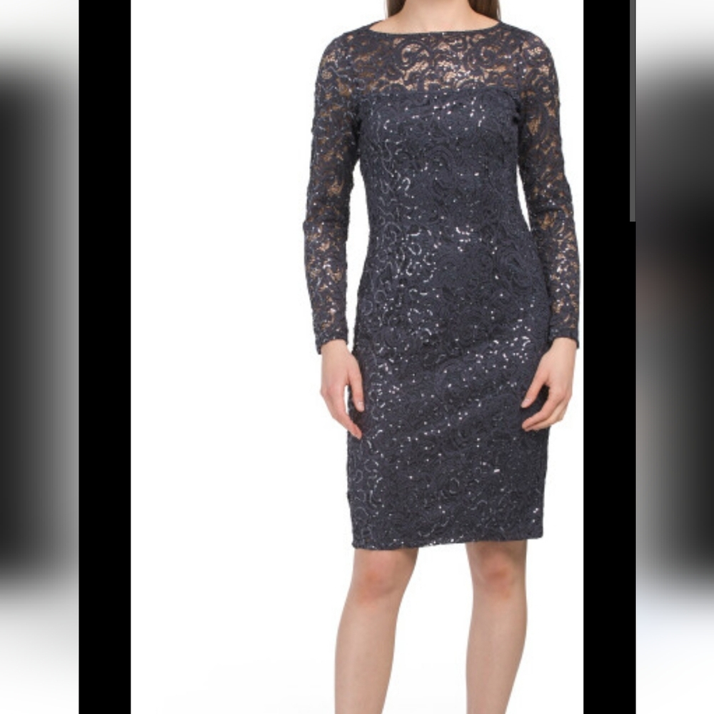 MATINA Sequin Back Keyhole Style 263491 Event Dress 10